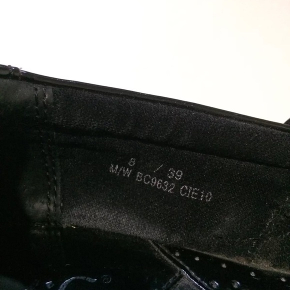 BOC Born Concepts Clogs Shoes Faux Black Patent Leather PEGGY BC9632 Sz 8 M/W 39 - Picture 8 of 12